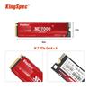SSD KingSpec M.2 NVMe 2280 PCIe4.0x4 Твердотельный накопитель Скорость чтения до 7400 МБ/с XG7000 серии 2280