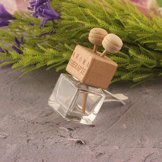 8 мл ароматическая подвеска для хранения жидкости, герметичная автомобильная квадратная воздуховыпускная трубка, прозрачная пустая бутылка для духов