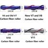Подходит для аксессуаров для пылесосов Dyson V6/V7/V8/V10V/V11 ролик из углеродного волокна