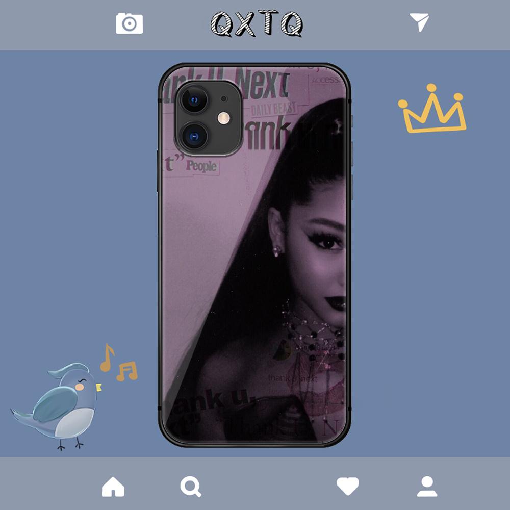 Чехол Ariana Grande Girl для iPhone Samsung Galaxy Redmi Note S 17 16 15 14 13 20 24 25 54 Pro Max Ultra Fe Крышка из закаленного стекла