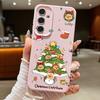 Case For Samsung Galaxy S25 S24 FE S23 Ultra A56 A16 A17 A36 A26 A55 A15 A25 A54 5G S22 Ultra Soft TPU Phone Cover Cartoon Christmas Tree Case Cover