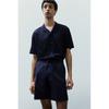 HM Regular Fit шорты темно-синие