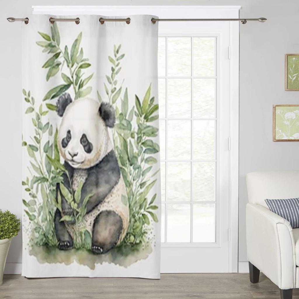 Black White Baroque Pattern Flower Vine Abstract Window Curtains Scenic Curtains for Living Room Decorative Items Living Room