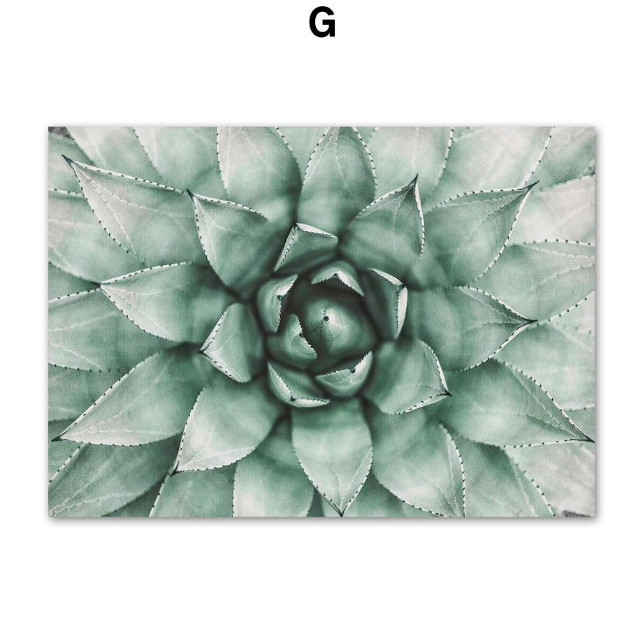 Настенная картина на холсте, тропический зеленый, большая пальма, листья монстеры, плакаты на скандинавскую тему и принты, настенные панно для декора гостиной