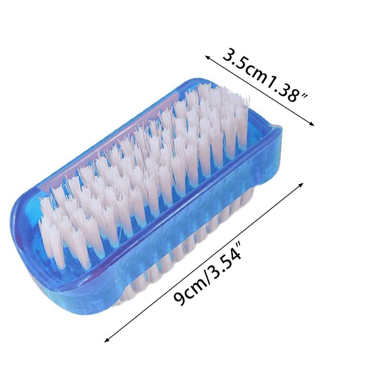 Nail Cleaning Brush Nail Finger Tip Scrubbing Brushes Double Sided Cleaning Scrubbing Brush for Toes Nails Hands Garden