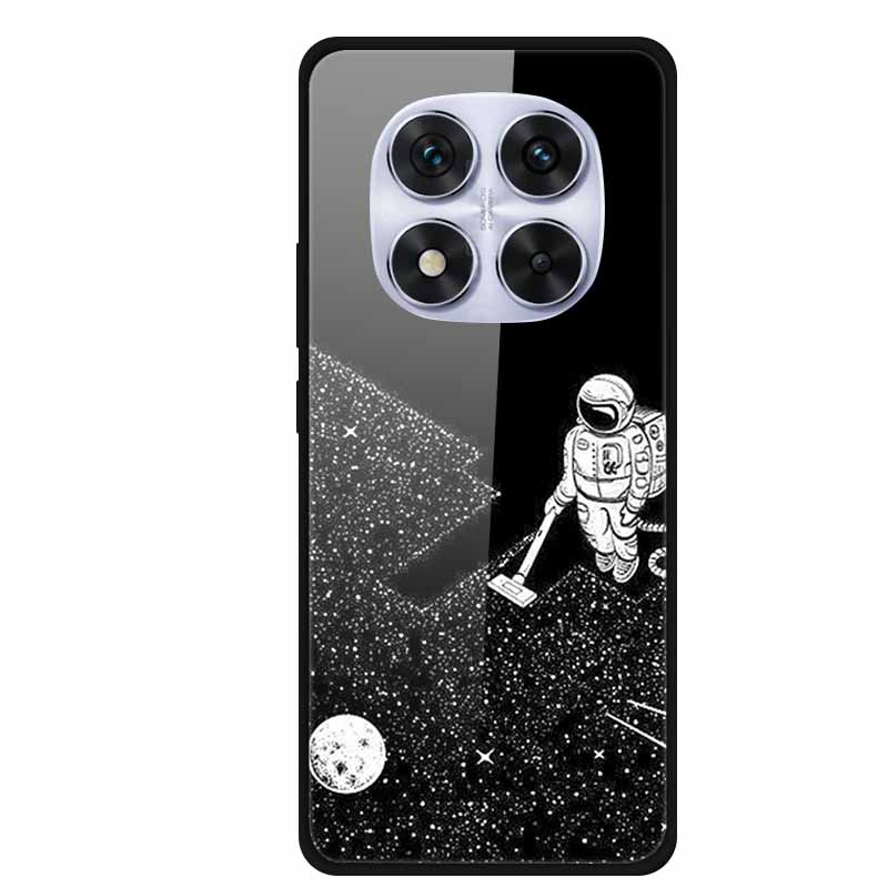 Жесткий чехол-книжка для Xiaomi Redmi Note 14 Pro 5G, чехол с мягким бампером, чехол из закаленного стекла для Redmi Note 14 Pro 4G, чехол Note14 Pro
