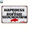 Стетсон NFL Металлическая табличка Винтажная Баффало Футбол Настенный Декор Ретро Рустик Американо Металлическая табличка для Мужской Комнаты Спортивного Бара Гаража