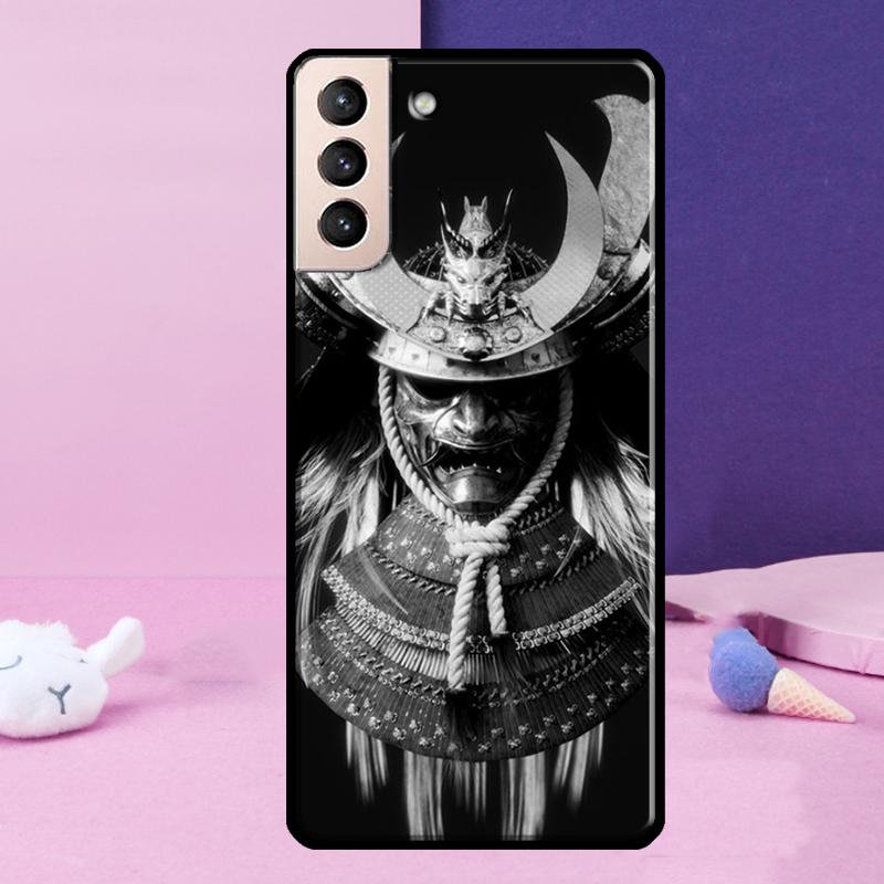 Японский чехол для телефона с самураем для Samsung Galaxy S25 S24 Ultra S9 S10 S20 S21 S22 Plus S23 FE S24 FE
