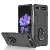 Anti-Knock Bag Kickstand Ring Case for Samsung Galaxy Z Flip 5 2 Flip3 Flip2 Flip4 Flip 3 4 5G Folding Design Hard Cover