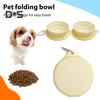 Складная миска для домашних животных, противоскользящая, силиконовая, складная, для собак, переносная, для собак, кошек, для путешествий, еды, воды, миска для кемпинга, походов, пикников