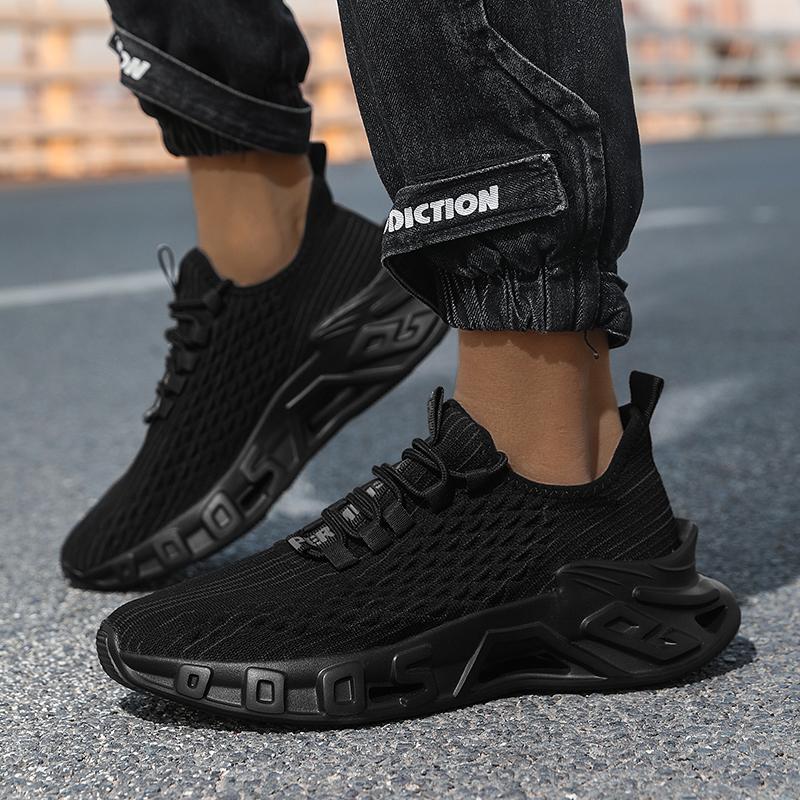Модные мужские кроссовки для бега Легкие кроссовки Дизайнерские кроссовки Мужские Дышащие теннисные туфли Нескользящие Новые Спортивные Легкие Дышащие