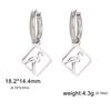 Cazador Animal Dog Cat Paw Footprint Earrings for Women Stainless Steel Flamingo Drop Earrings Jewelry Birthday Gift 2026