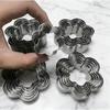 Baking Mousse Tart Ring 1 Pcs Stainless Steel Perforated Pastry and Crumpet Mold for Kitchen and Home Hotel Use