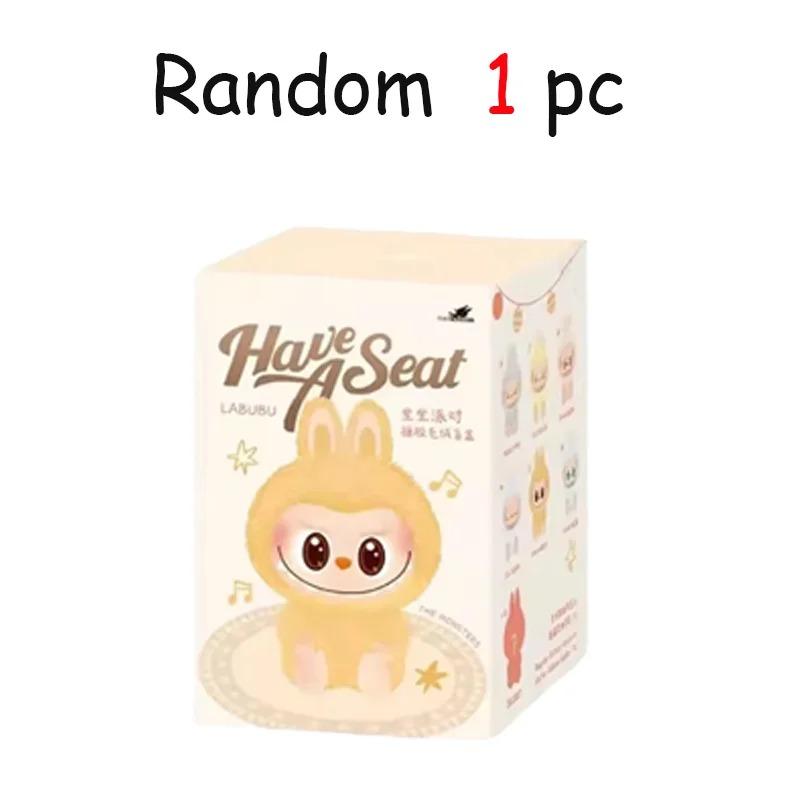 Labubu V1 V2 V3 Серия Энергия Сердцебиение Макарон Эмаль Лицо Монстра Слепая Коробка ПВХ Фигурка Настольное Украшение Милая Кукла Подарок на День Рождения для Детей