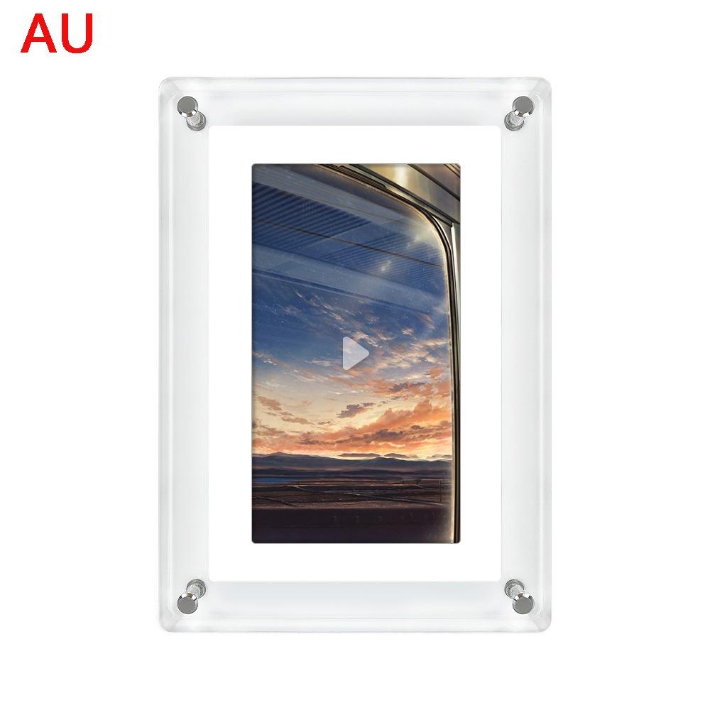 1200mAh Видеоплеер Акриловая Картина NFT Высококачественная Цифровая Фоторамка Настольный