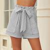 Women's  Shorts With Pockets Fashion Elastic Waist Soft  Casual Striped Pajama Shorts