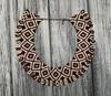 Традиционная украинская силянка из чешского бисера HatynkaUA Traditional Necklace ручной работы (SUN999_55)