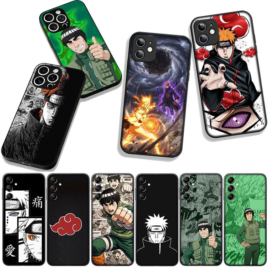 for Samsung Galaxy A25 A37 A57 A12 A14 A41 A50 A51 A70 A71 A72 A21S A04 M15 Note 20 9 8 10 Case Rock Lee Akatsuki Narutos Pain