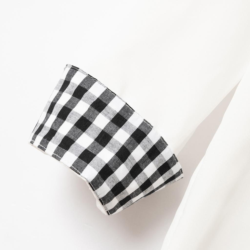 Camel Spring and Autumn New Fashion Men's Fashion Check Color Block Business Slim Fit Casual Shirt Embroidered Brand Long Sleeved Shirt