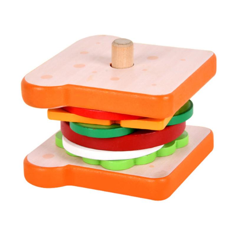 Детский набор-головоломка для сопоставления карточек из имитации дерева, игра со столбиками, развивающая игрушка-головоломка для раннего детства