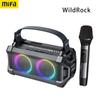MIFA WildRock Portable Karaoke Party Speaker with Wireless Microphone, Bluetooth 5.0 Speakers, 60W Powerful Sound, 13H Playtime