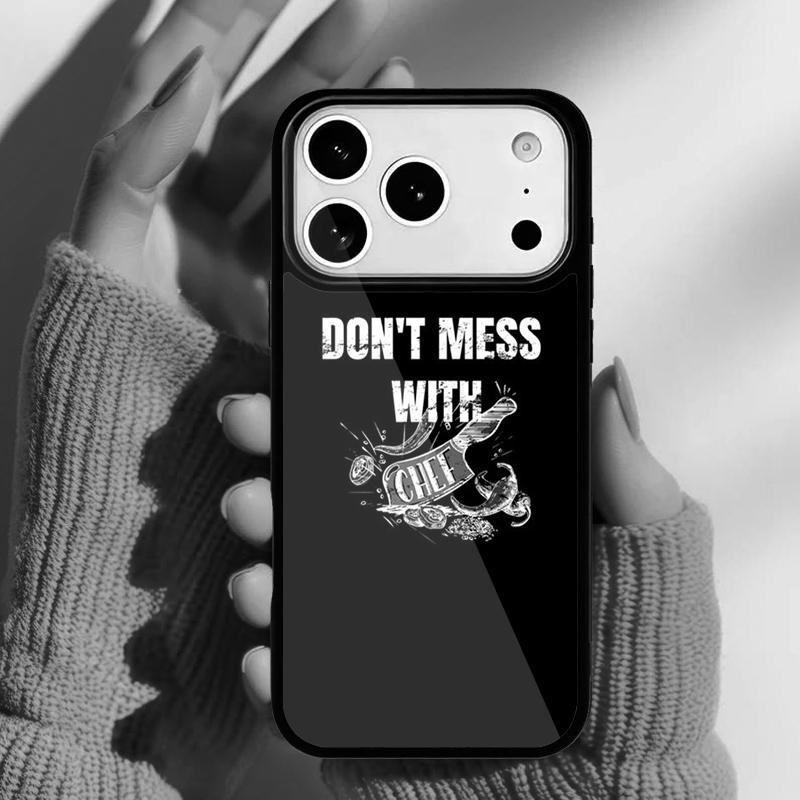 Чехол для телефона Пекарь Повар Шеф-повар для iPhone 17 16 15 14 13 Pro Max Задняя крышка для 12 11 Pro Coque