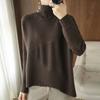 Autumn Winter Women Sweater Turtleneck Cashmere Sweater Women Knitted Pullover Fashion Keep Warm  Loose Tops