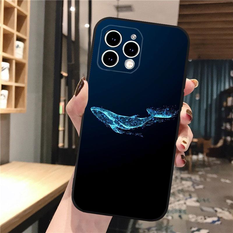 Whale Phone Case For iphone 17 Pro Max Air 16 15 14 13 Pro Max 15 16 Pro 15Plus
