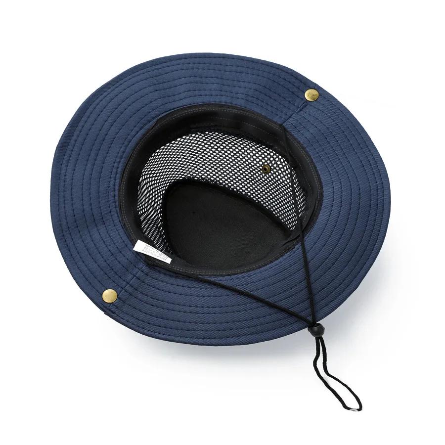 Upf50+ Men'S Fishing Hiking Cap Breathable Mesh Sun Hat Adjustable Outdoor Camping Cap Lightweight Windproof