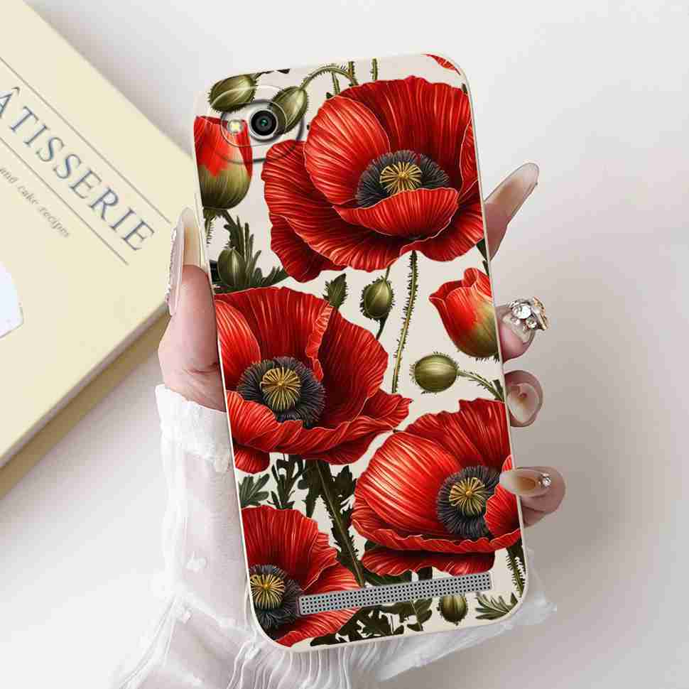 For Xiaomi Redmi 5A MCG3B Case Colorful Flowers Soft Silicone Cover For Redmi 5A redmi 5a MCG3B 5.0" Cute Rabbit Bumper Shell