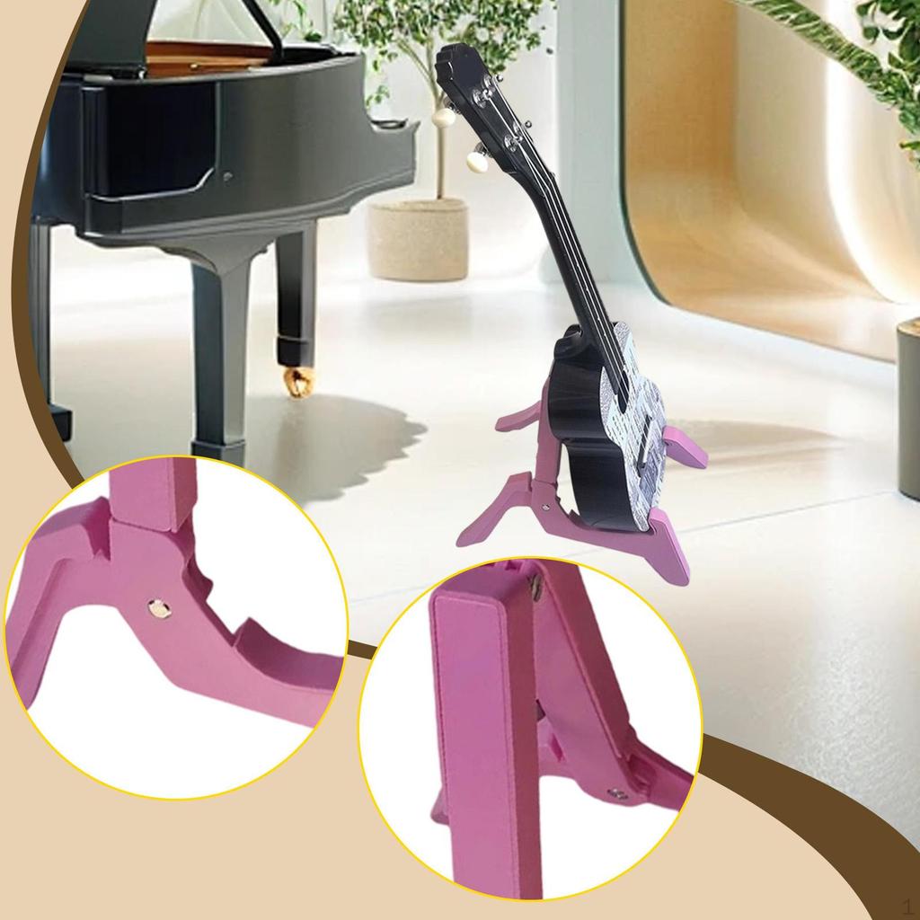 Складная гитарная стойка А-образной рамы Портативный держатель Аксессуары для музыкальных инструментов для акустической