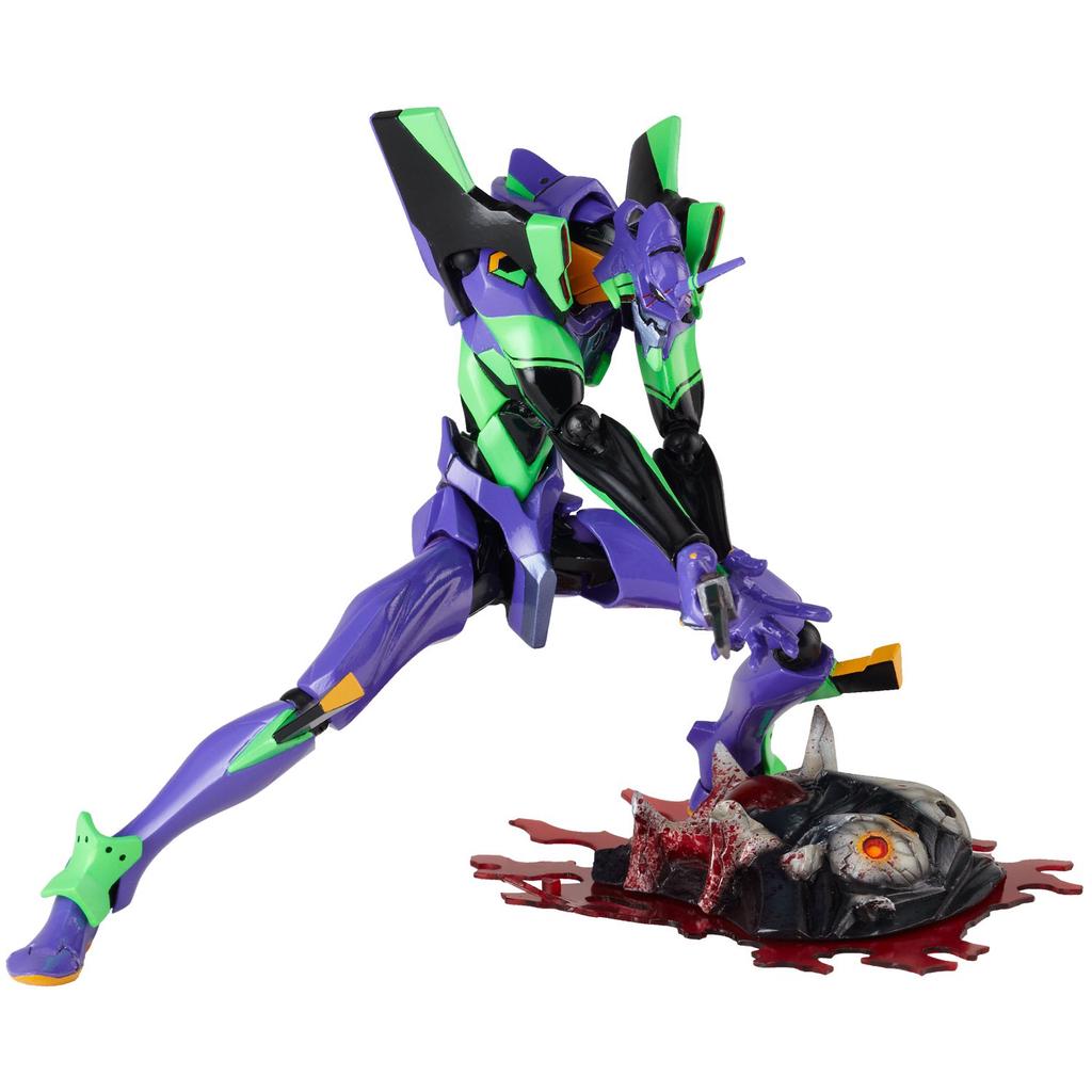 Revoltech EVANGELION EVOLUTION Евангелион Юнит-01, примерно 140 мм, АБС и ПВХ, предварительно раскрашенная экшн-фигурка, EV-001