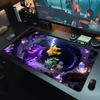 Pokemon Gengar Ghost Castle Gaming Mouse Pad Large Extended Desk Mat Dark Purple NonSlip Base for Gamer