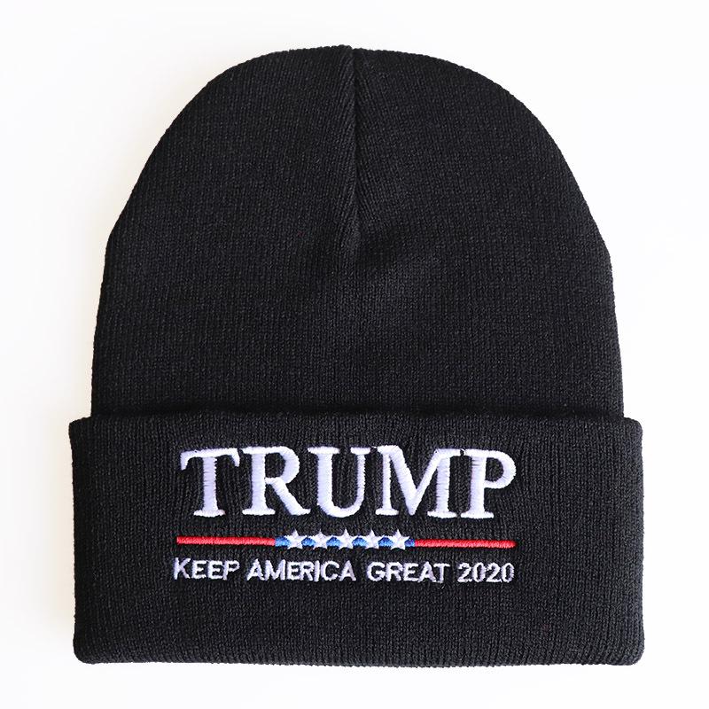 Trump TRUMP Wool Hat Men and Women America great again Embroidered Knit Hat
