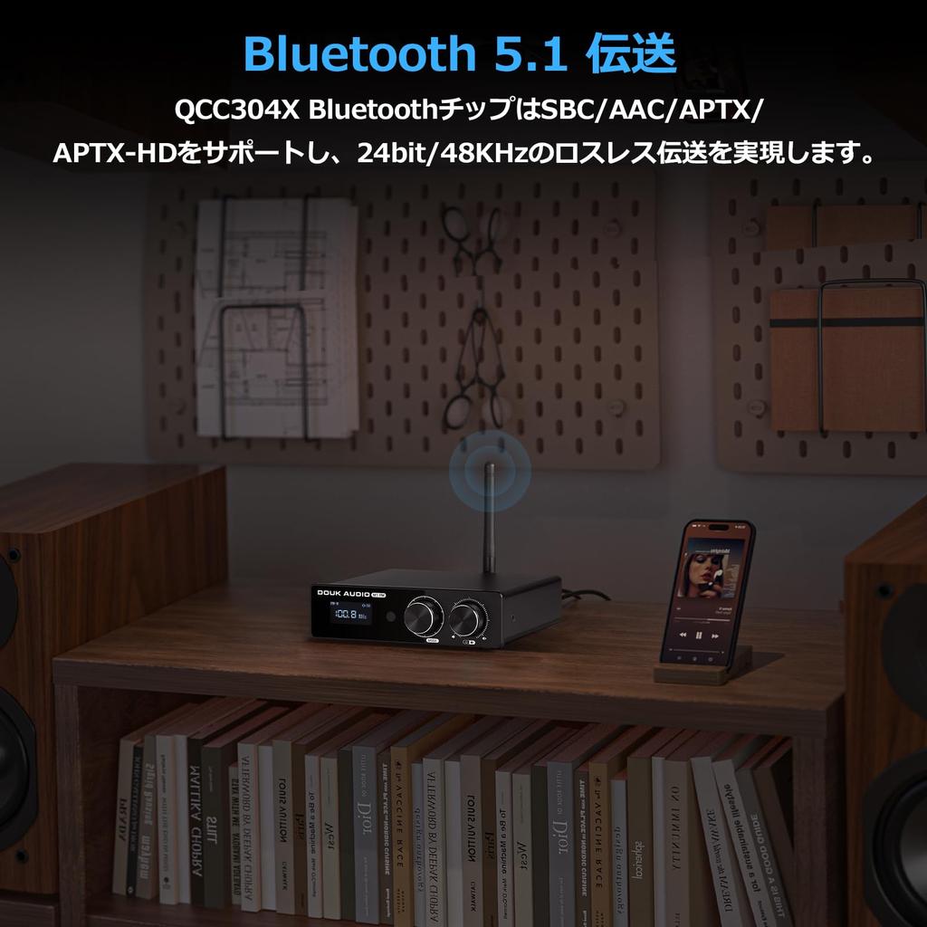 Douk Audio M1 FM HiFi TPA3116 цифровой усилитель Bluetooth стерео приемник домашний FM усилитель 5.1 50W2