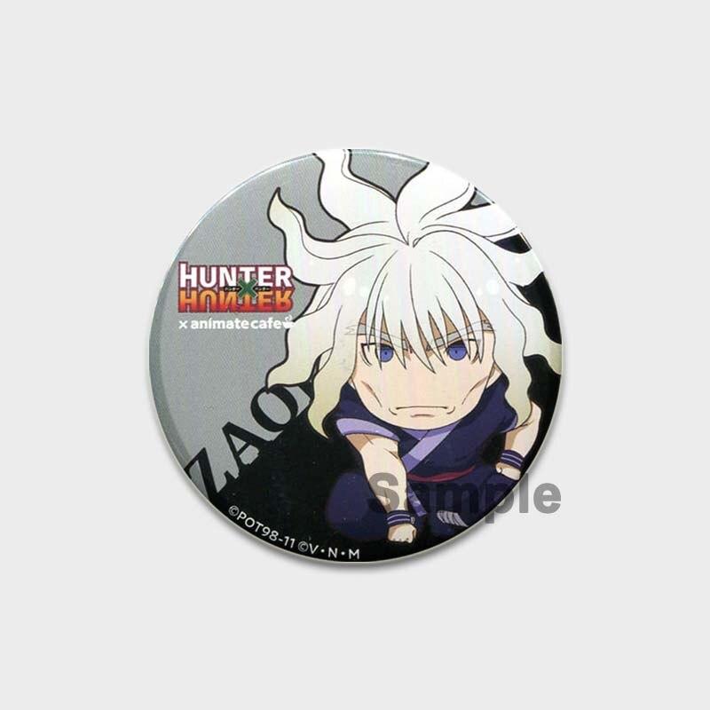 58 мм эмалированная булавка Hunter x Hunter из сплава, круглые булавки для лацканов в стиле аниме, мультяшные броши на рюкзаке, милые значки в виде фигурок манги, аксессуары, подарки