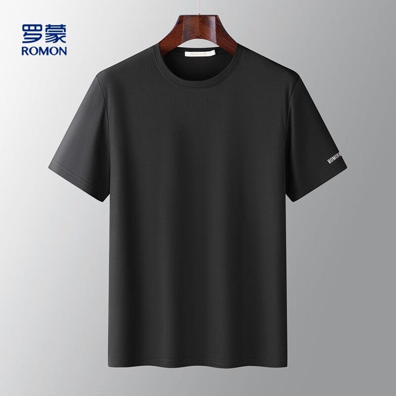 Romon Men's Quick-Dry Breathable Round Neck Short Sleeve T-Shirt