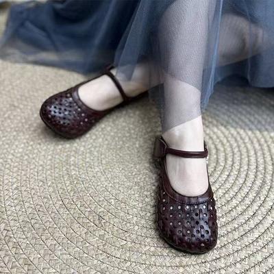 Балетки Женская обувь Повседневная обувь Неглубокие лоферы Летние женские сандалии Тренд 2025 Спорт Ходьба Уютная Женская Обувь