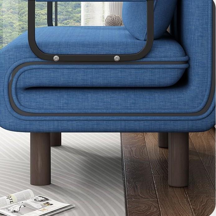 Compact Folding Sofa Bed for Small Apartments - Dual-Use Economy Single/Double Lazy Sofa