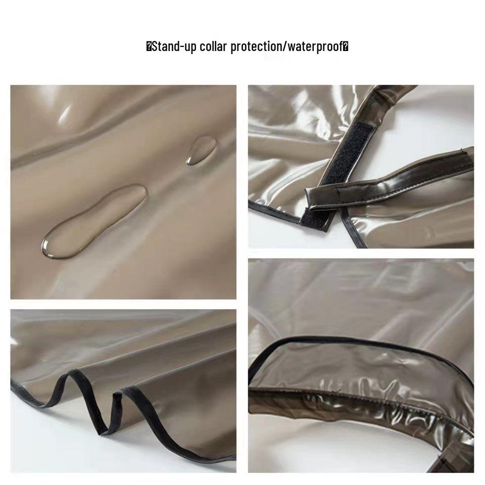 Утолщенная водонепроницаемая накидка для профессиональной завивки и окрашивания - Нелипкий парикмахерский инструмент для салона и дома