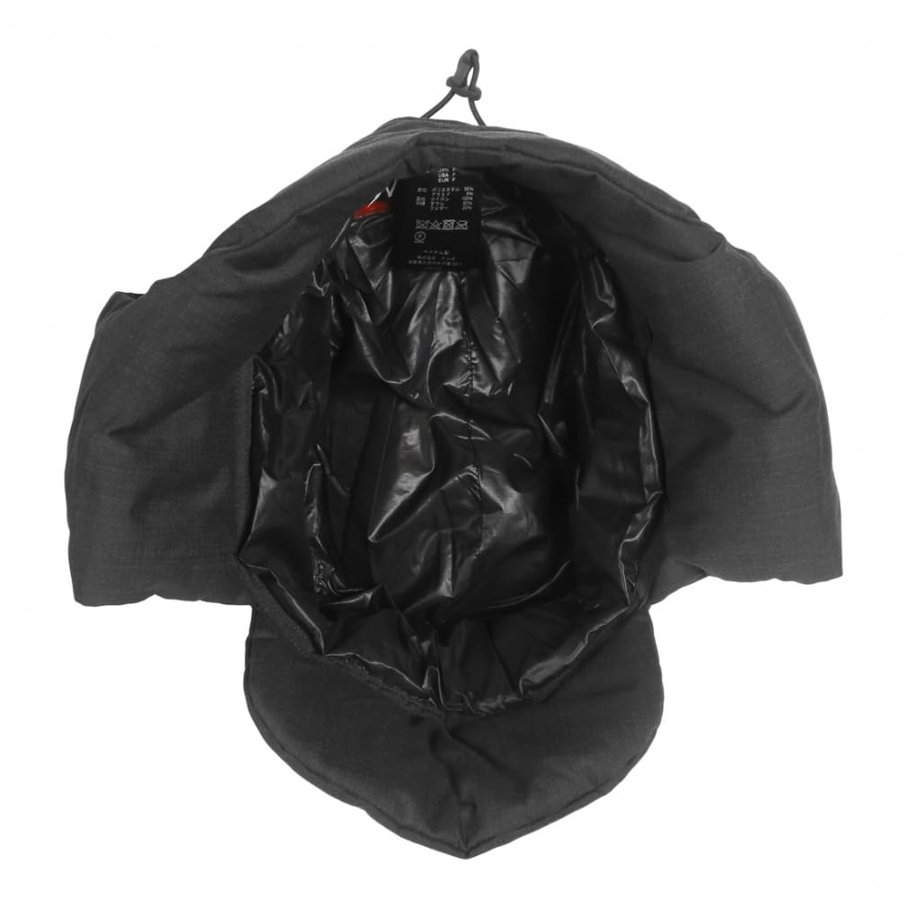 Треккинговая шапка HINOC RIPSTOP DOWN EAR FLAP CAP NA24413B10 черная, один размер подходит большинству [Nanga] [Товар]