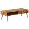Coffee Table Solid Acacia Wood Honey Brown 110x50x37 cm