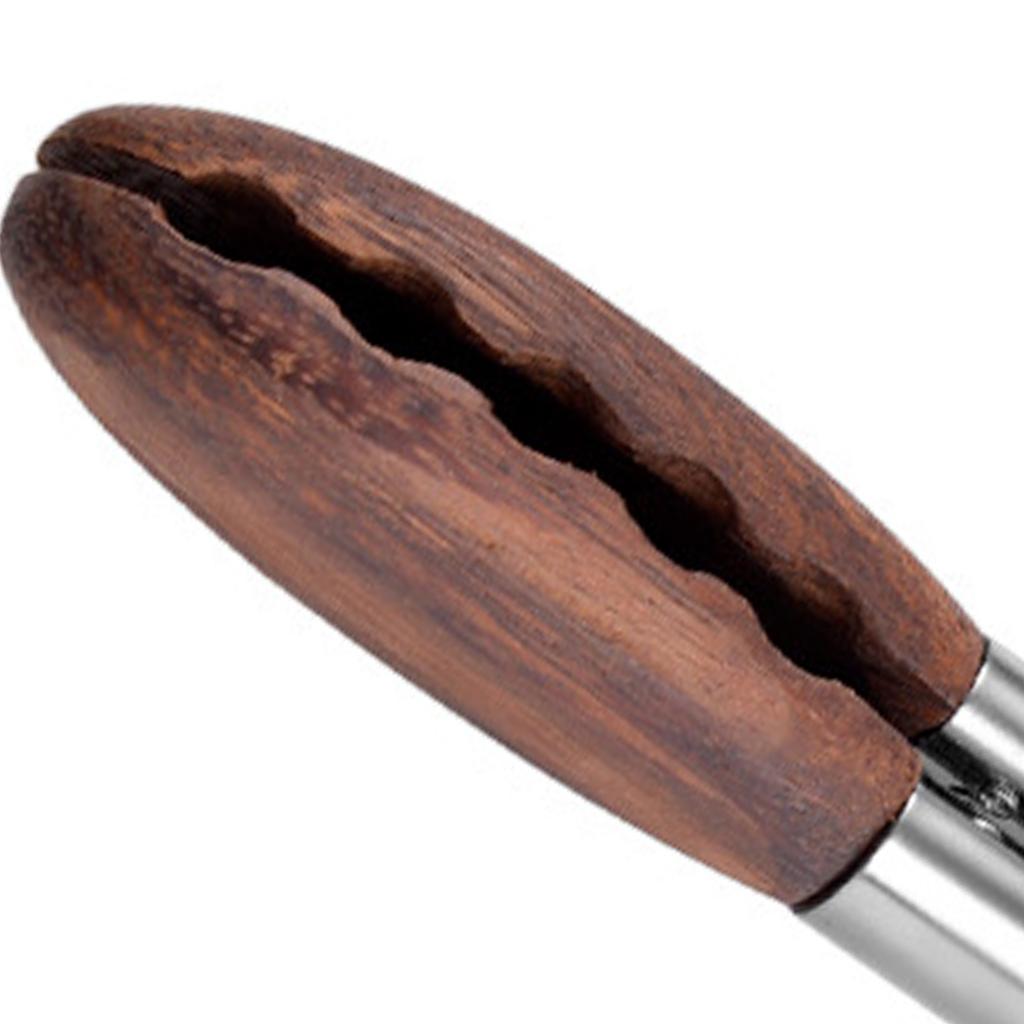 Кухонные щипцы из орехового дерева, нержавеющей стали, с антипригарным покрытием, для салата, для кухни и барбекю, 9 дюймов или 12 дюймов, деревянные щипцы