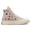 Converse Женские кроссовки Chuck 70 High с цветочной вышивкой светло-коричневые Desert-Sand Egret A02201C