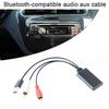 Audio Receiver Car Audio Receiver Bluetooth-Compatible Black Aux Usb