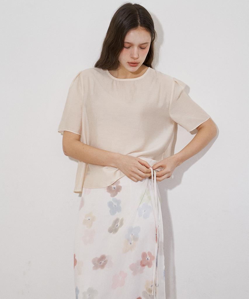 Прозрачный комплект с юбкой Peullobeu Flower (Втч)