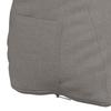 Back Cushion Taupe 45 x 20 x 35 cm Fabric