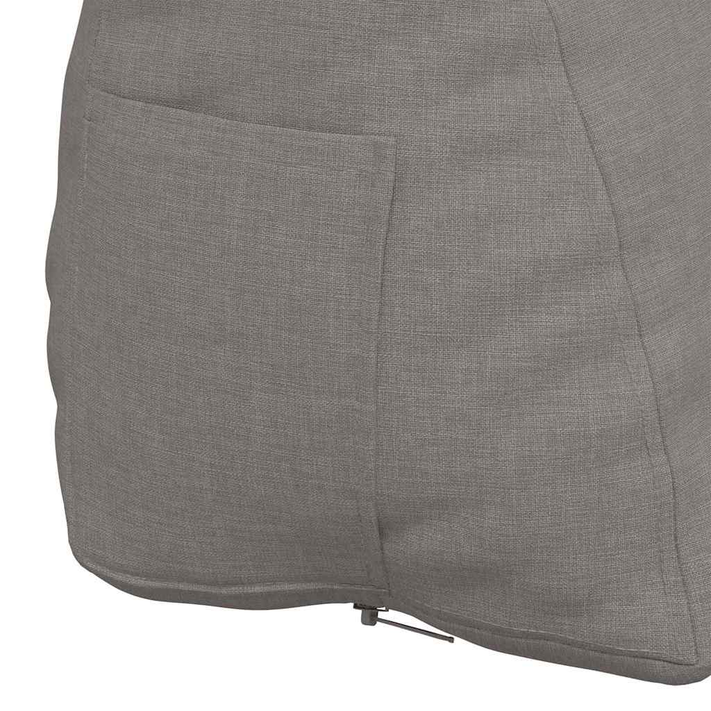 Back Cushion Taupe 45 x 20 x 35 cm Fabric
