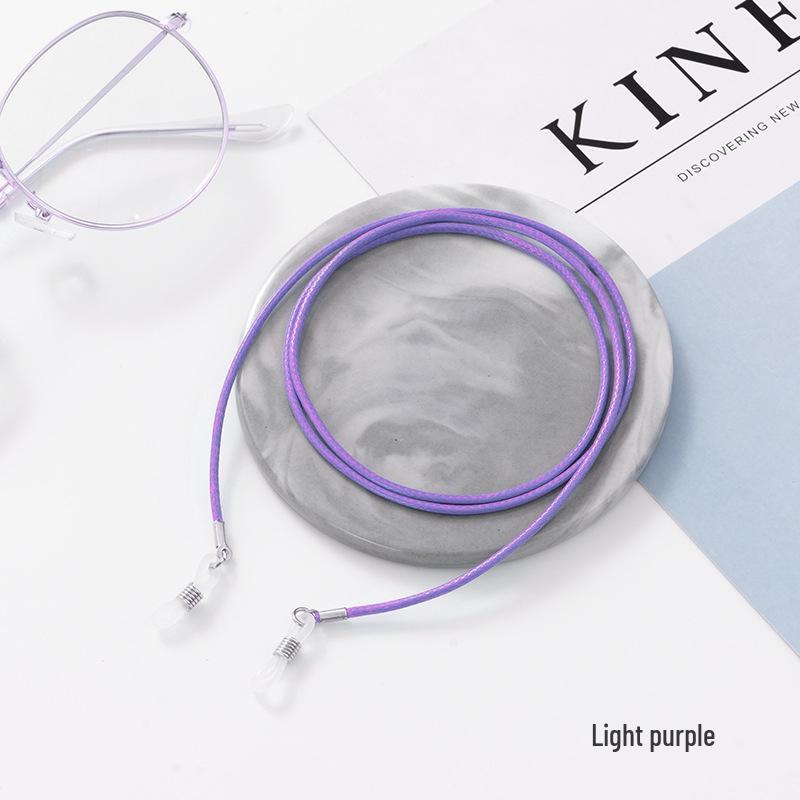 Корейская мода Цветной вощеный шнурок для очков и солнцезащитных очков Противоскользящий шейный ремешок
