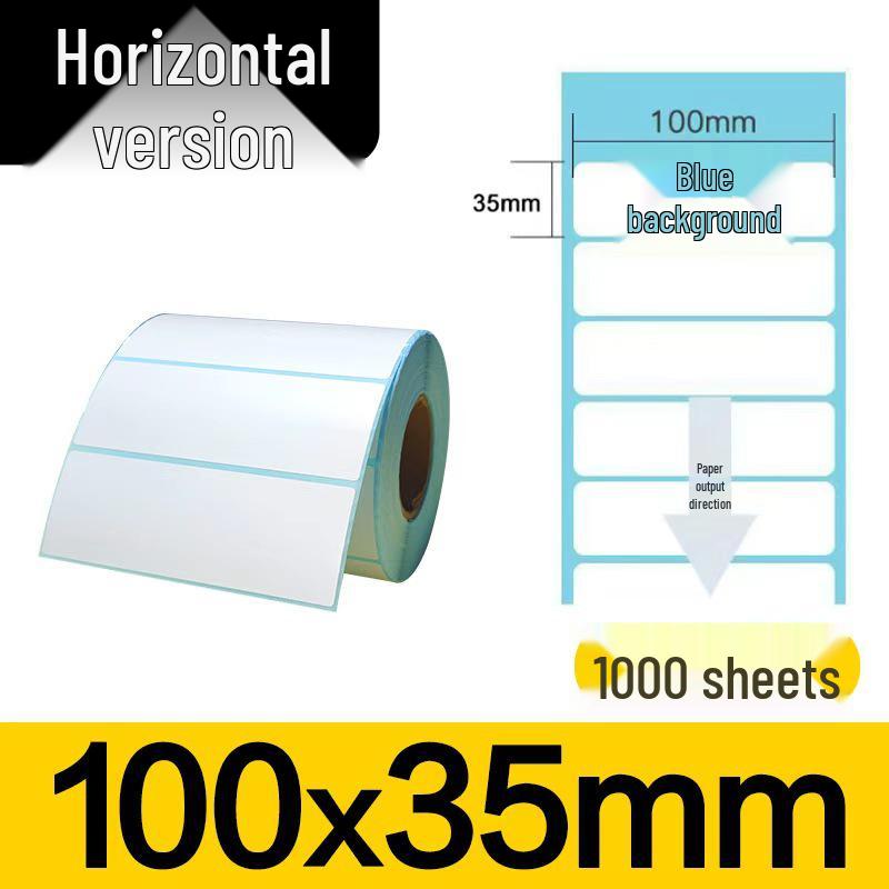 100x100x150mm Three-Proof Self-Adhesive Thermal Label Paper for Barcode Printing
